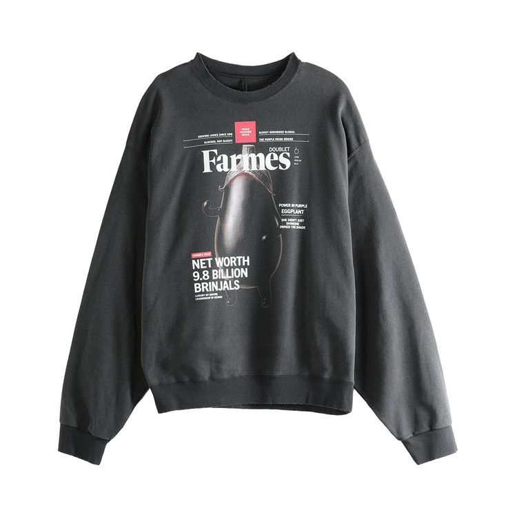 Doublet Farmes Magazine Cover Sweat Shirt 'Black'