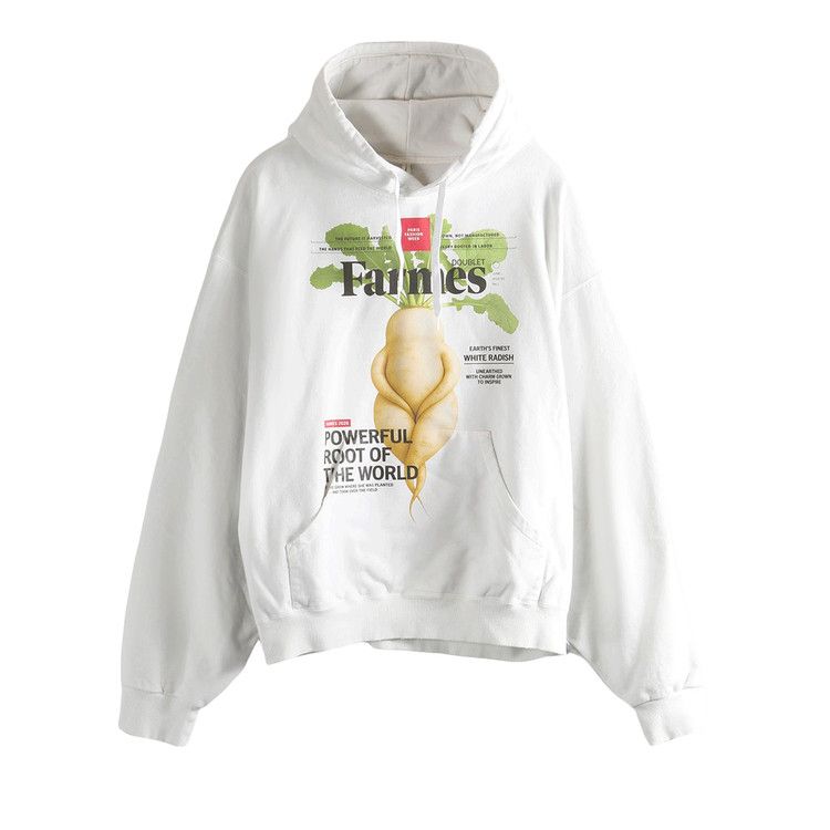 Doublet Farmes Magazine Cover Hoodie 'White'