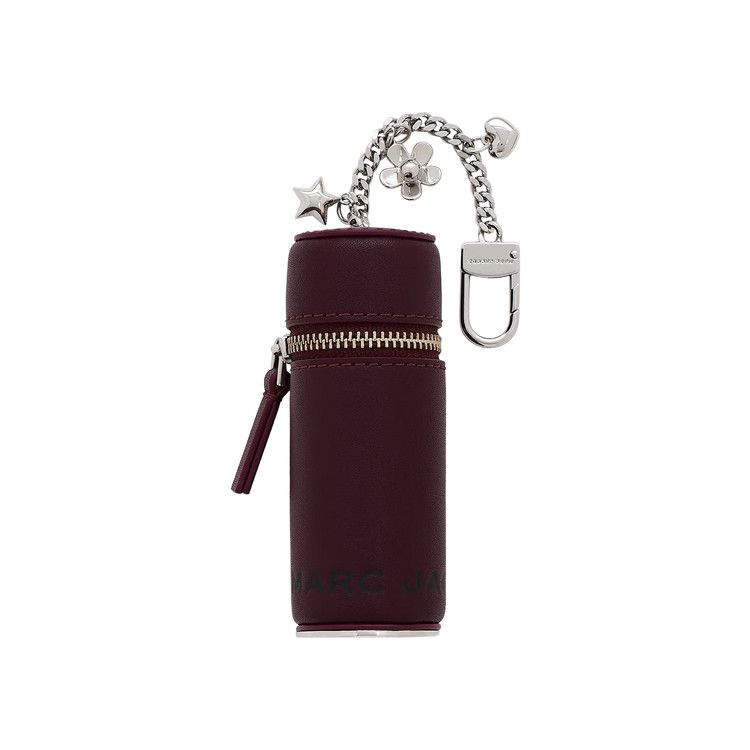Marc Jacobs The Lipstick Case Bag Charm 'Dark Plum'