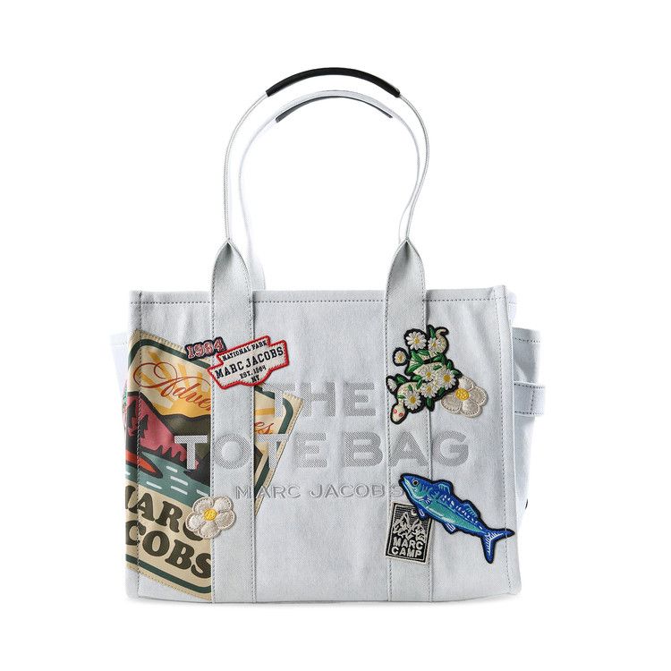 Marc Jacobs The Camp Patchwork Denim Tote Bag 'Light Wash'