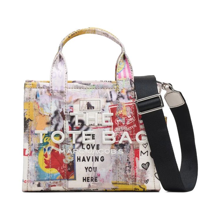 Marc Jacobs The Pop Americana Canvas Tote Bag 'White/Multicolor'
