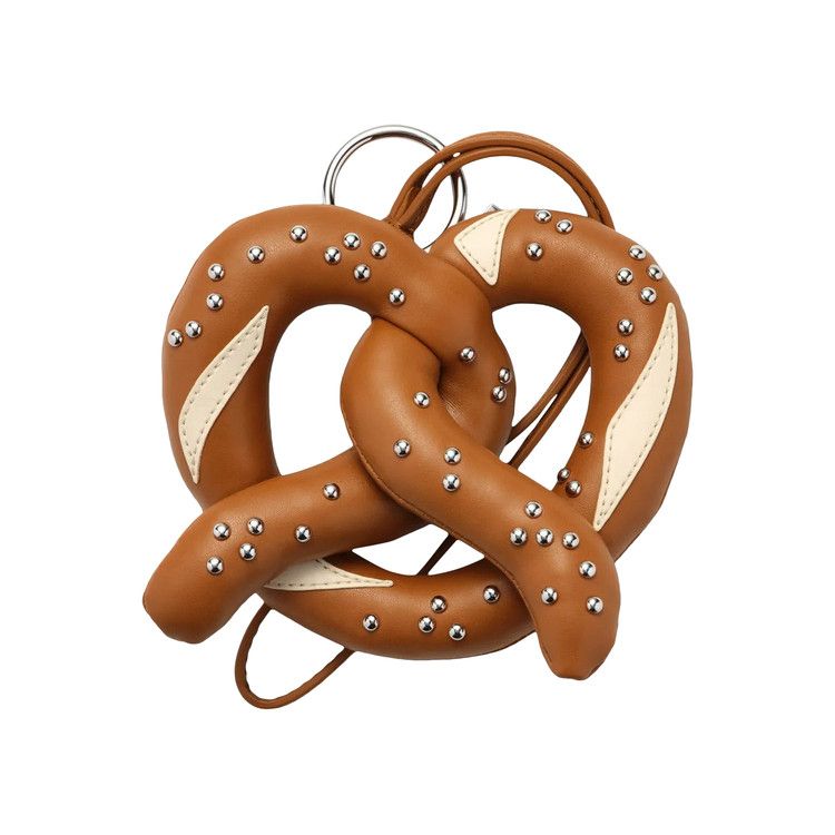 Marc Jacobs The Pop Americana Soft Pretzel Bag Charm 'Brown'