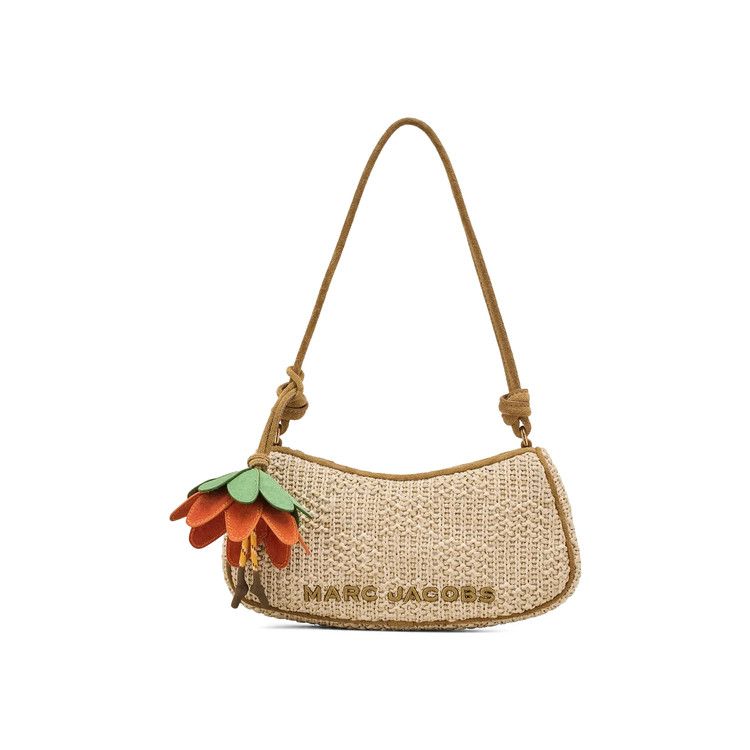 Marc Jacobs Summer Woven Charm Shoulder Bag 'Natural'