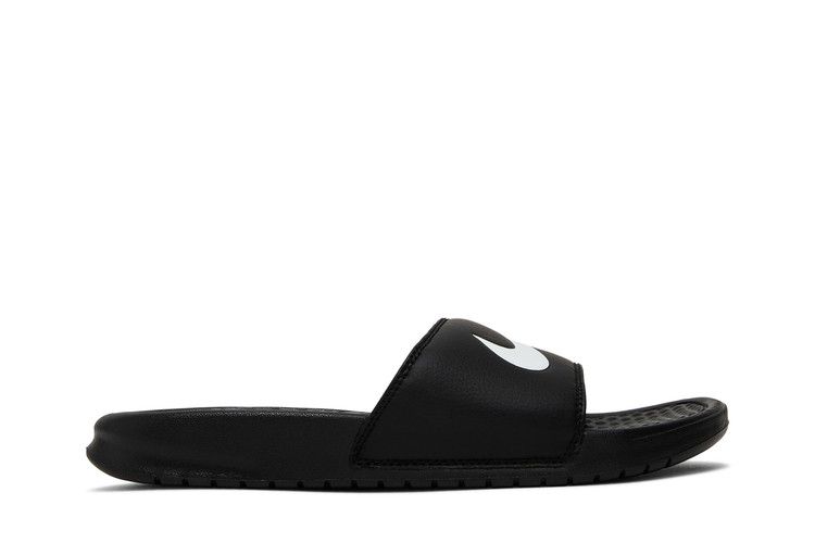 Nike Benassi Swoosh Slide 'Black White'
