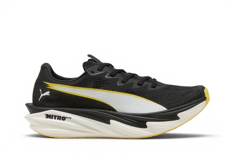 Hyrox x Puma Deviate Nitro Elite 4 'Black Vibrant Yellow'