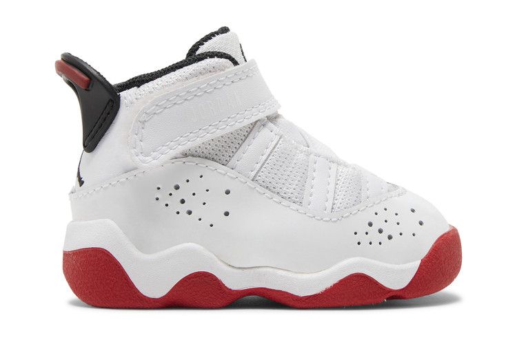 Air Jordan 6 Rings TD 'White University Red'
