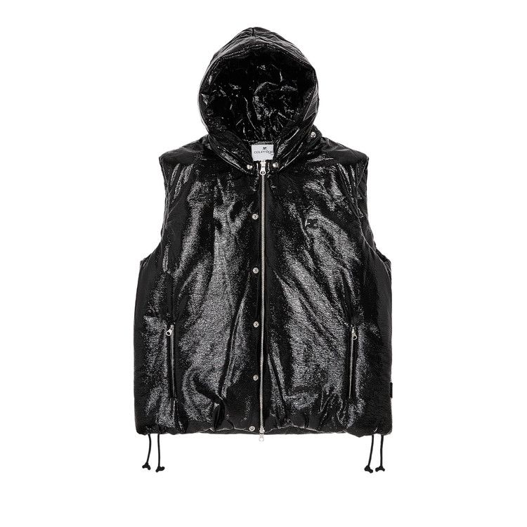 Courrèges AC Vinyl Sleeveless Puffer Jacket 'Black'