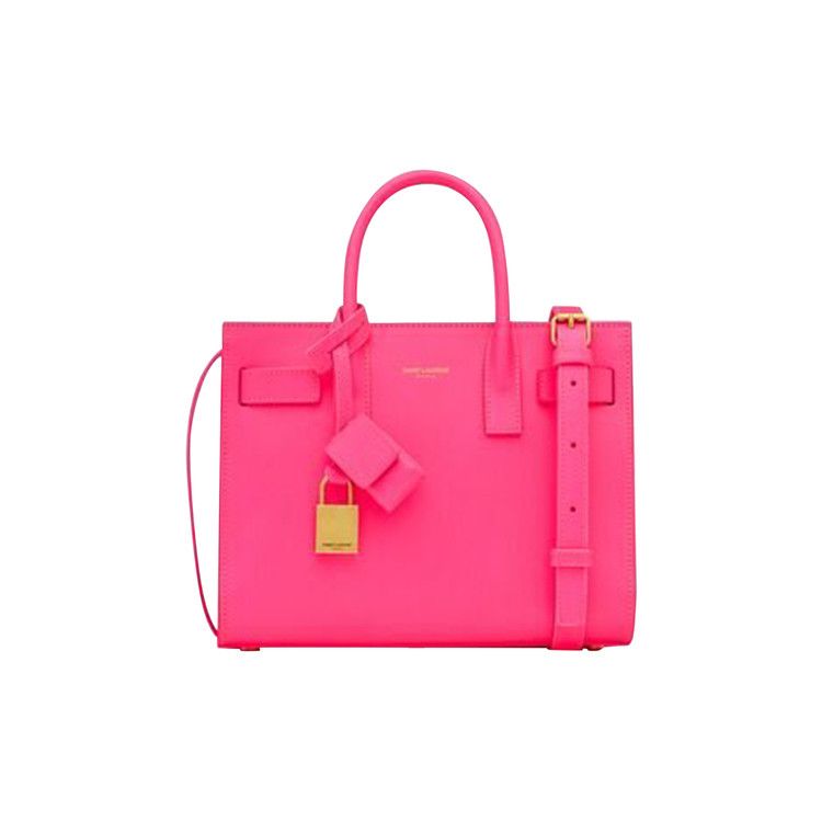 Saint Laurent Nano Sac Du Jour Tote Bag 'Pink Glow/Black'