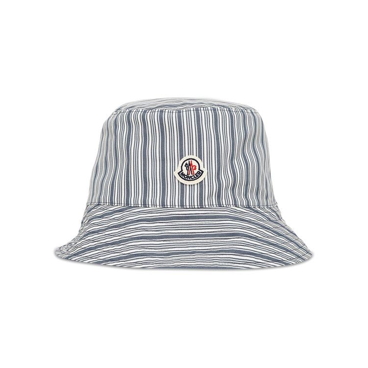 Moncler Striped Bucket Hat 'Navy'