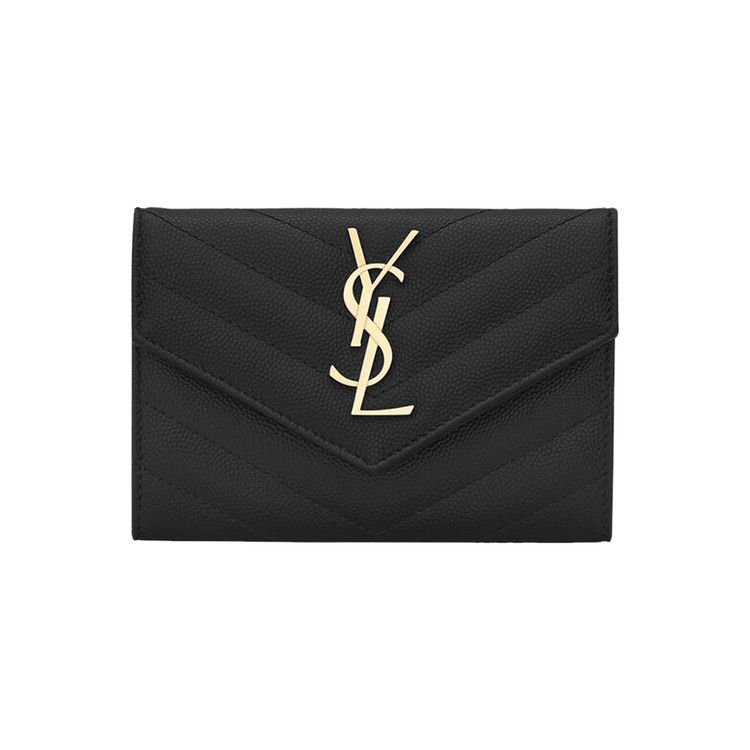 Saint Laurent Monogram Compact Wallet 'Nero'
