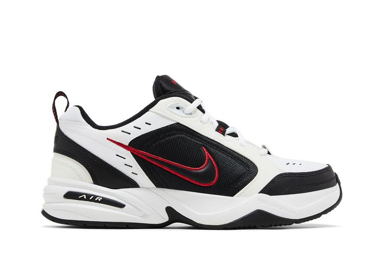 Nike Air Monarch IV 'White Black Red'