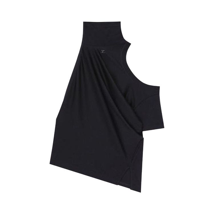 Courrèges Twisted Jersey T-Shirt 'Black'