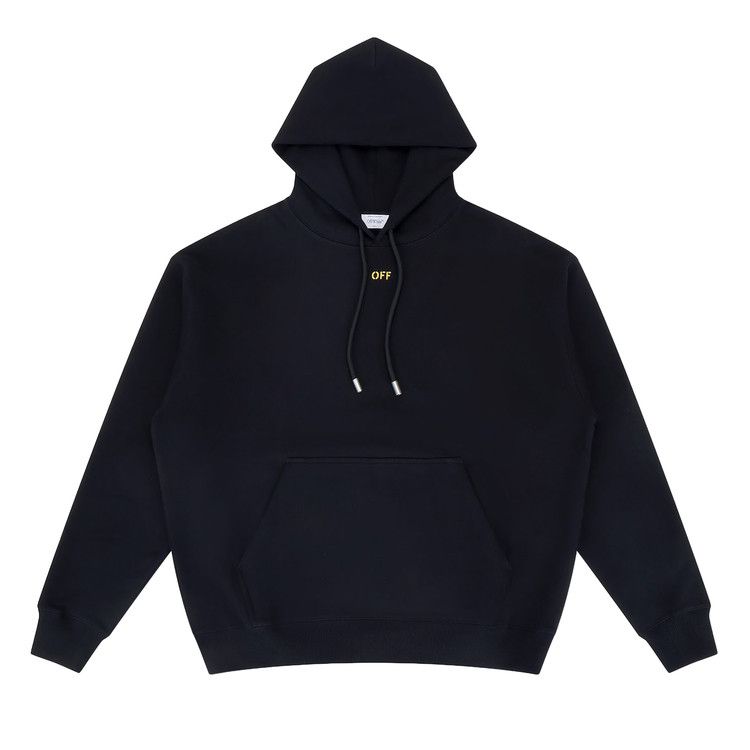 Off-White Sprayed Arrow Hoodie 'Black'