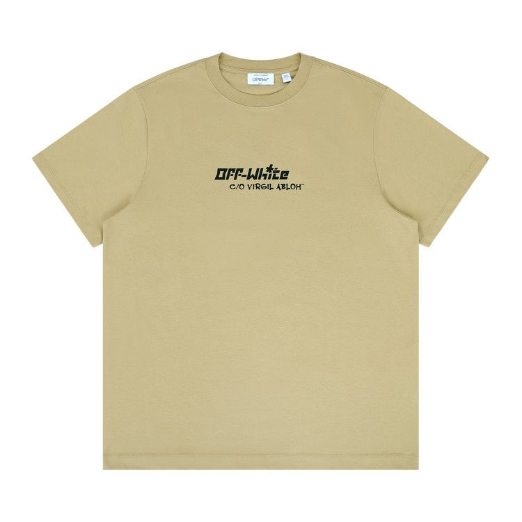 Off-White Cryst Croco Slim Fit Tee 'Night Stand'