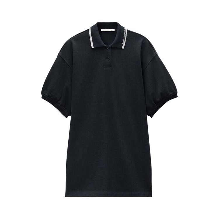 Alexander Wang Relaxed Mini Polo Dress 'Black'