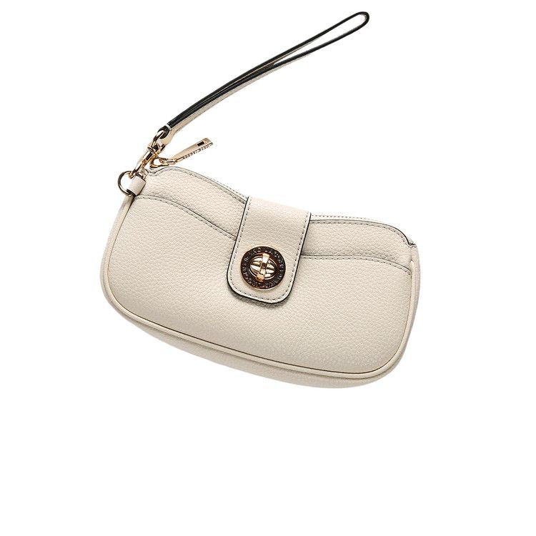 Marc Jacobs Signet Turnlock Wristlet 'Marshmallow'