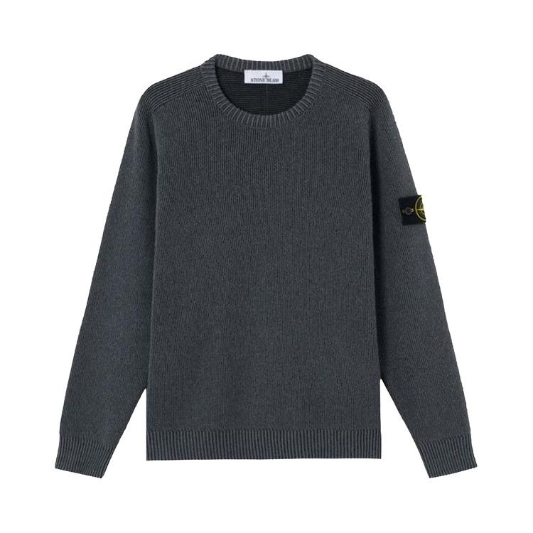 Stone Island Basic Crew Neck Sweatshirt 'Melange Charcoal'