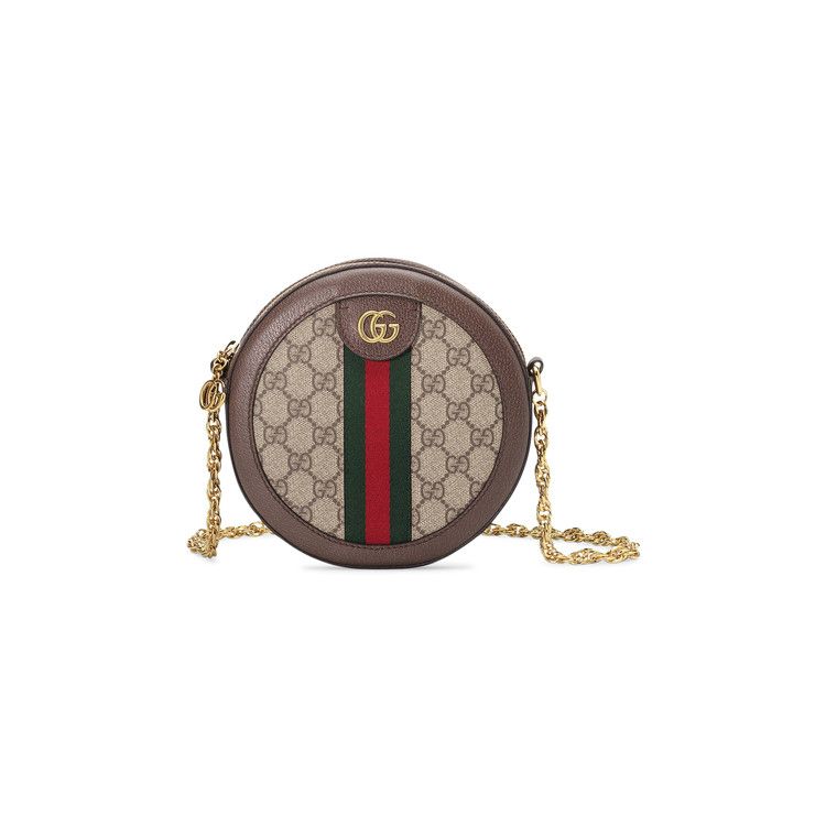 Gucci Ophidia GG Mini Round Bag 'Beige'