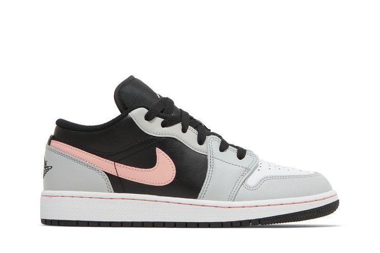 Air Jordan 1 Low GS 'Grey Fog Bleached Coral'
