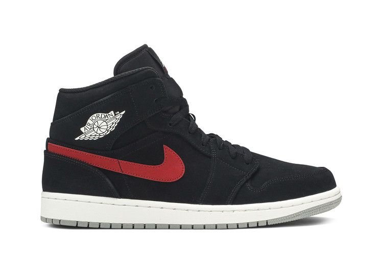 Air Jordan 1 Mid 'Multicolor Swoosh Black'