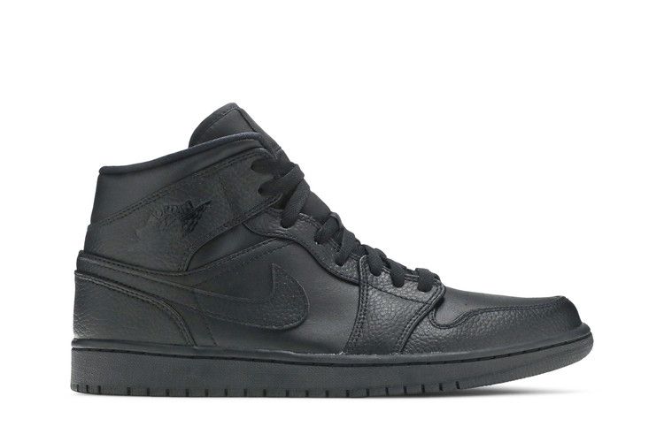 Air Jordan 1 Mid 'Triple Black' 2020