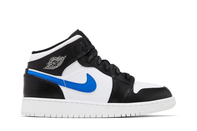 Air Jordan 1 Retro Mid GS 'Multi-Color Swoosh'
