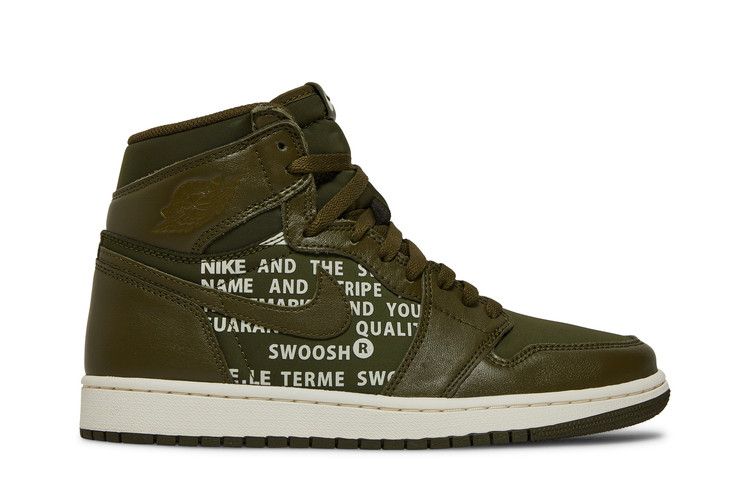 Air Jordan 1 High OG 'Olive Canvas'