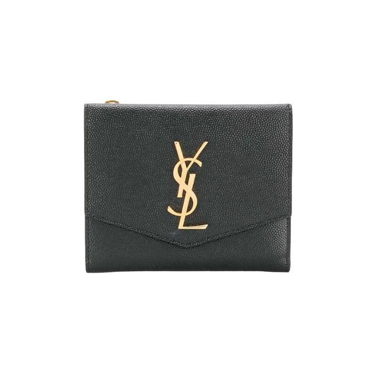 Saint Laurent Compact Uptown Wallet 'Black'