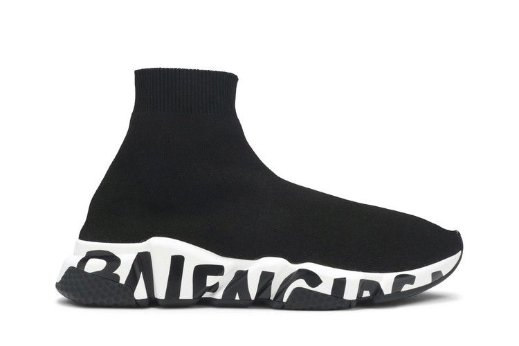 Balenciaga Speed Trainer 'Graffiti - Black White'
