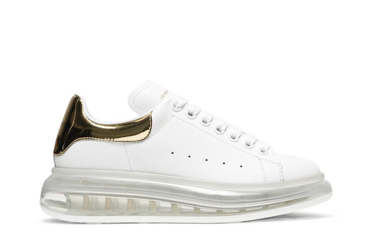 Alexander McQueen Wmns Oversized Sneaker 'Clear Sole - White Gold'
