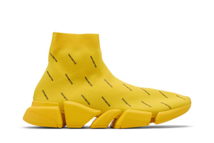 Balenciaga Speed 2.0 Sneaker 'Allover Logo - Yellow'