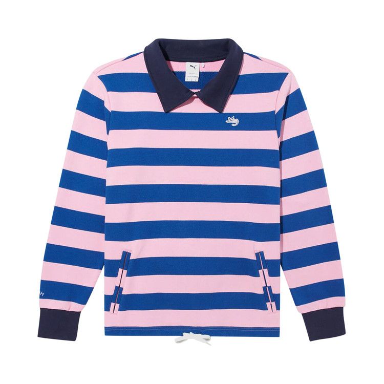 Puma x Noah Stripe Crew 'Blue/Pink'