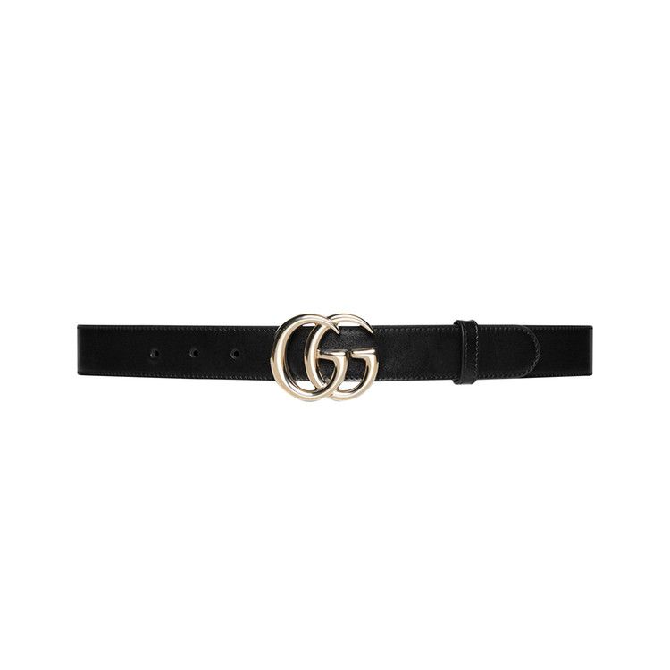 Gucci GG Marmont Thin Belt 'Black'