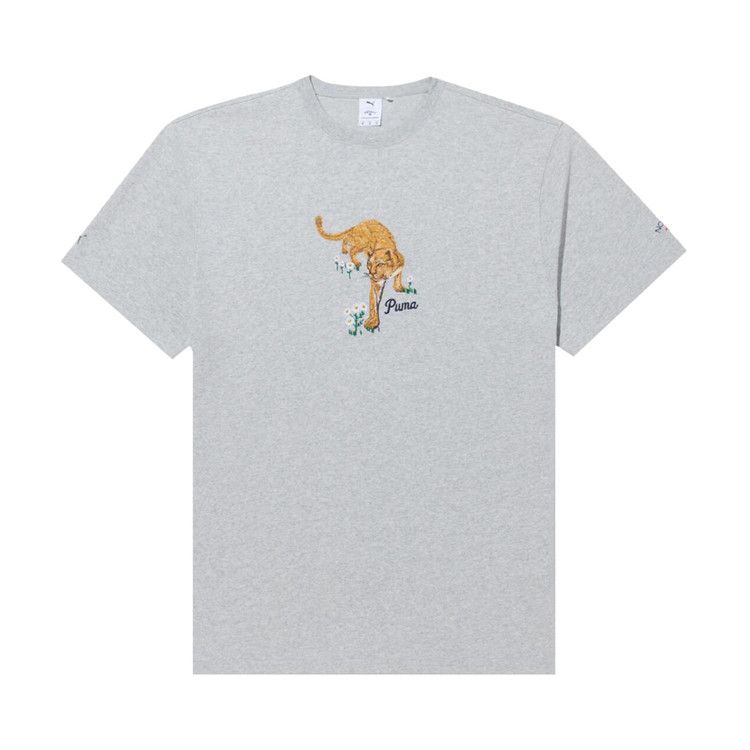 Puma x Noah Graphic Tee 'Light Grey Heather'