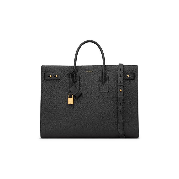 Saint Laurent Sac De Jour Thin Large Tote Bag 'Black'