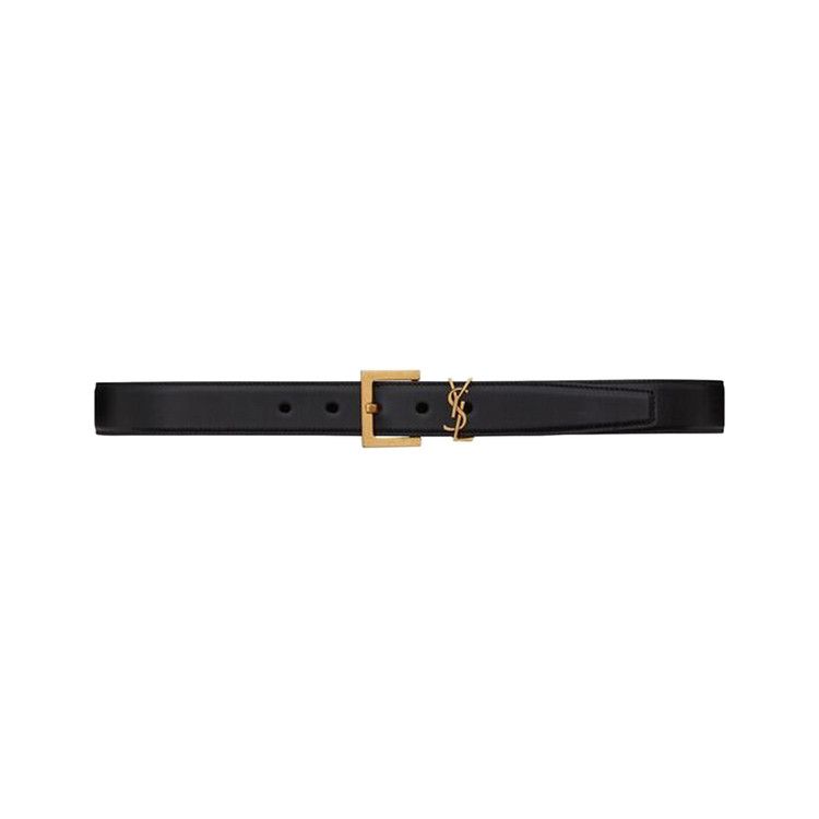 Saint Laurent Cassandre Belt 'Nero'