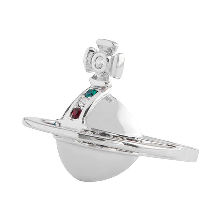 Vivienne Westwood Solid Orb Ring 'Platinum'
