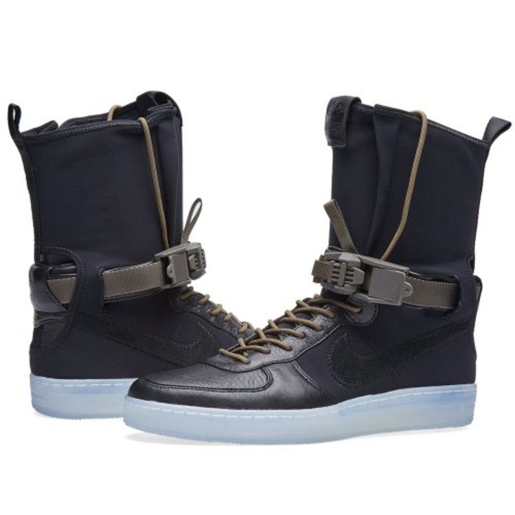 Acronym x NikeLab Air Force Downtown 1 Hi SP 'Black Olive'
