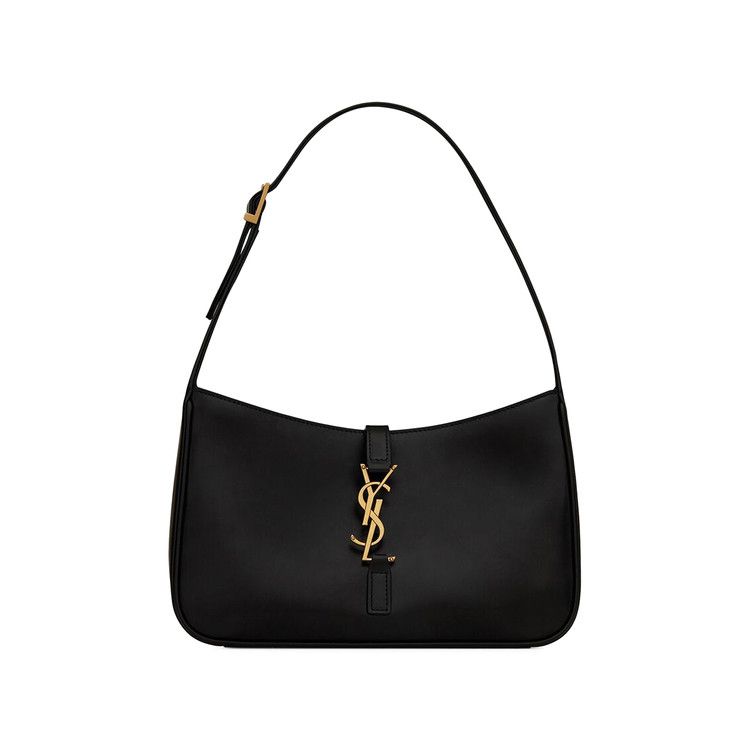 Saint Laurent Le 5 À 7 Hobo Bag In Smooth Leather 'Nero'