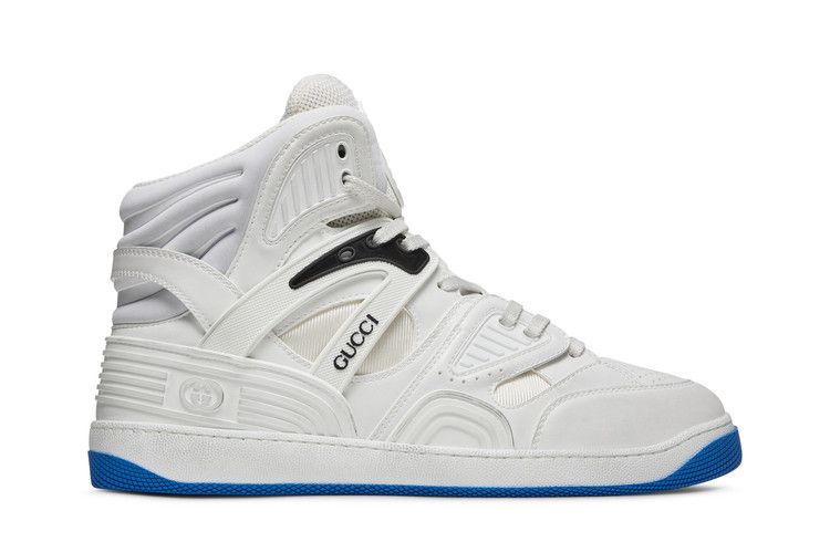 Gucci Basket High Sneaker 'White Blue'
