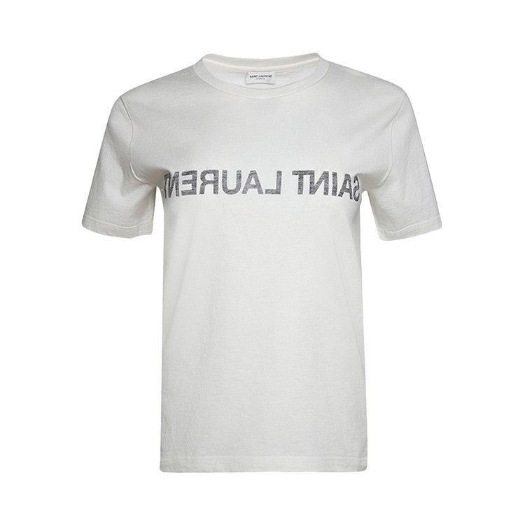Saint Laurent T-Shirt Col Rond (Vo 'White'