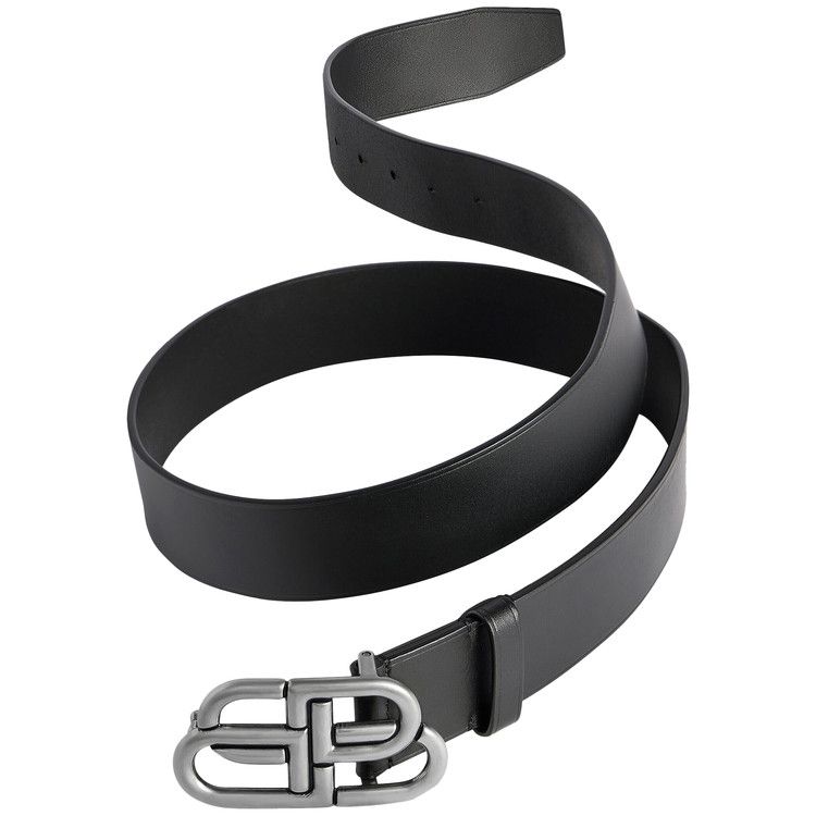 Balenciaga BB Buckle Belt 'Black'