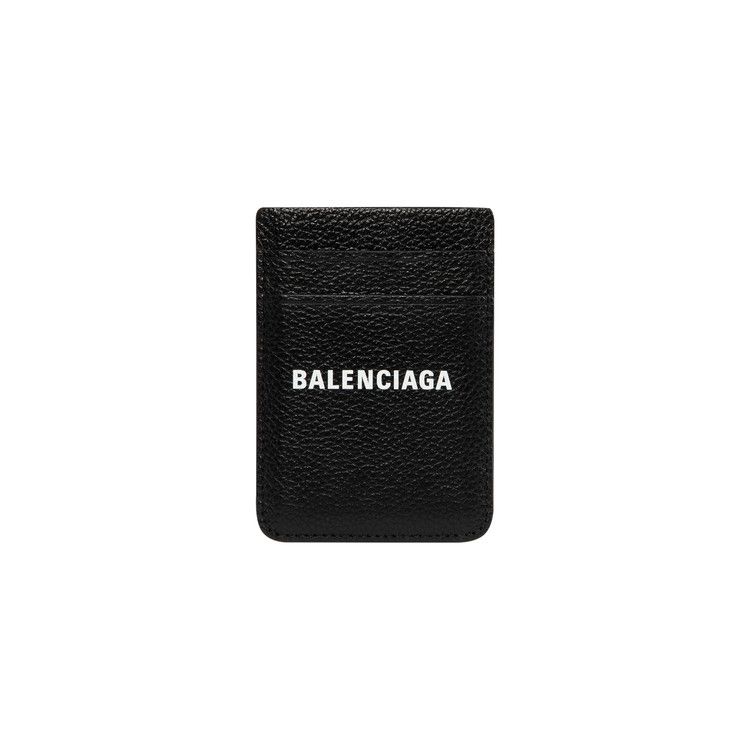 Balenciaga Cash Magnet Card Holder 'Black/White'