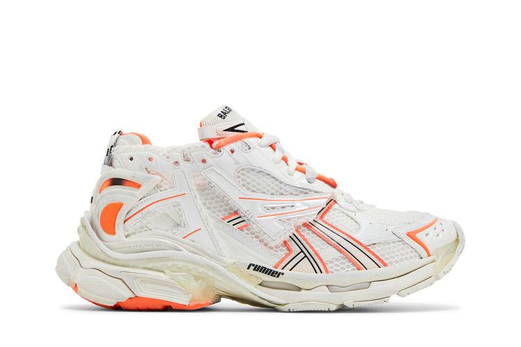 Balenciaga Runner Sneaker 'Eggshell Neon Orange'
