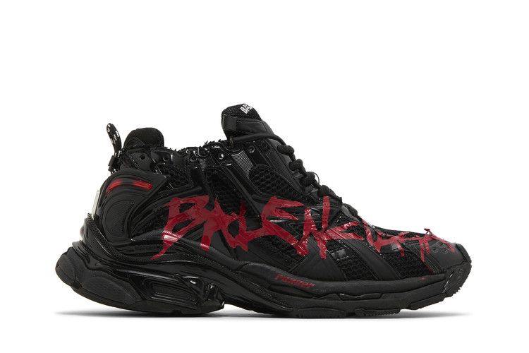 Balenciaga Runner Sneaker 'Graffiti - Black Red'