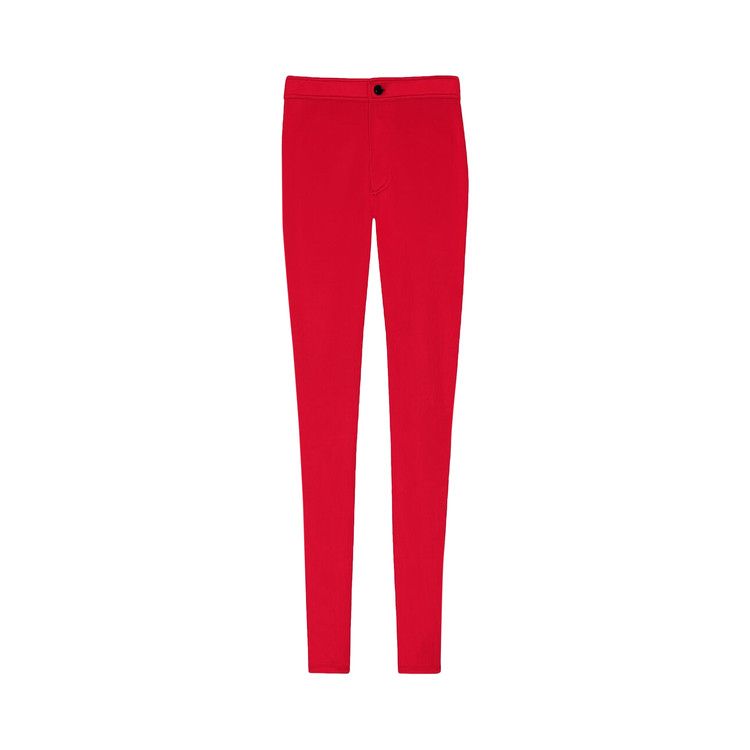 Saint Laurent Fitted Trousers 'Rouge'