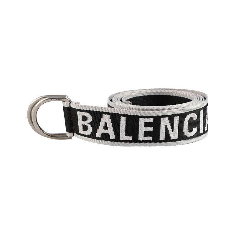 Balenciaga D Ring Belt 35 'Black/Grey/Red'