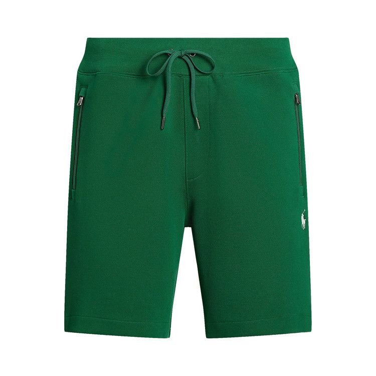 Polo Ralph Lauren Mesh Double Knit Shorts 'Tennis Green/Red'
