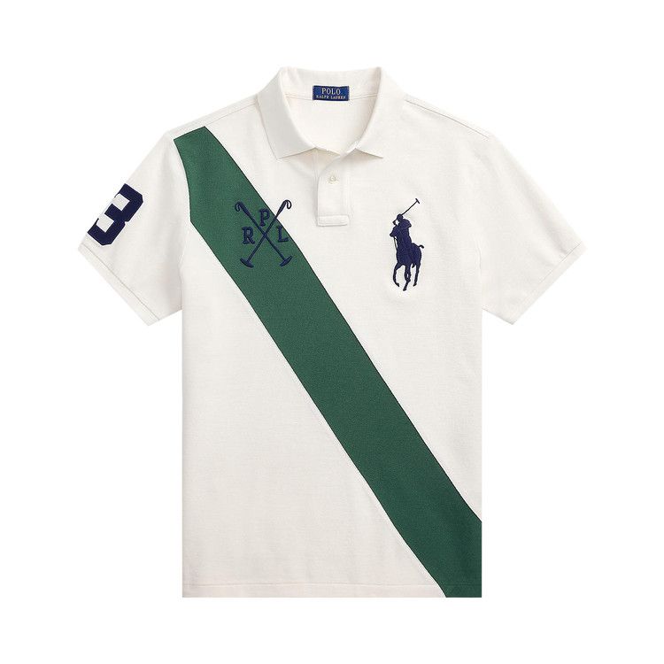 Polo Ralph Lauren Short-Sleeve Basic Mesh Novelty Big Pony Polo 'Nevis/Washed Forest'