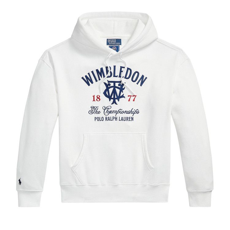 Polo Ralph Lauren Long-Sleeve Hooded Pullover Sweatshirt 'White'